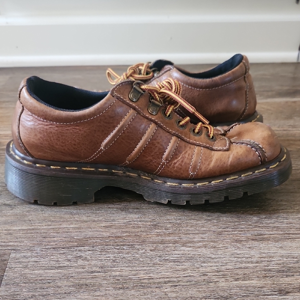 Vintage Dr. Martens 9764 Made in England Chunky Oxford Shoes UK 6 Womens US 8 - Picture 7 of 11